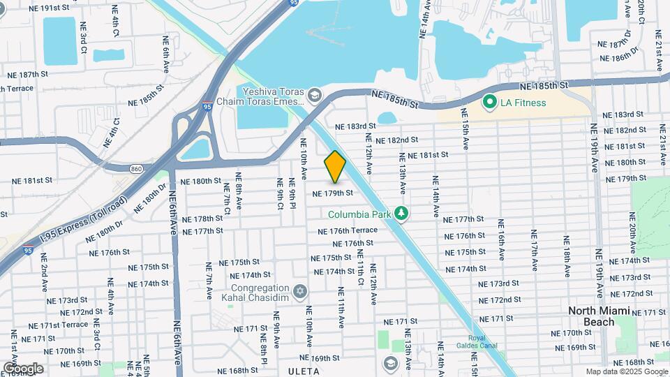 1081 NE 179th St Mapa y Detalles de la Ubicación
