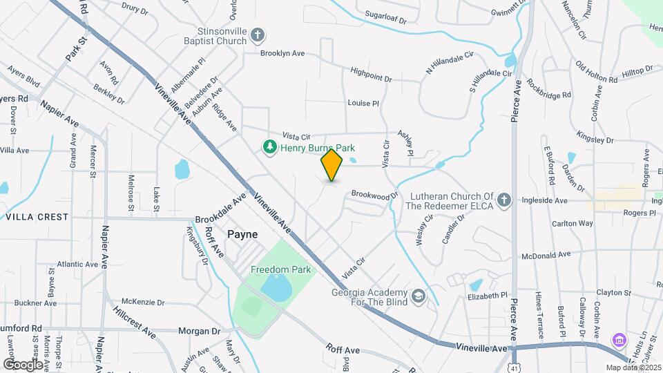 225 Ridgewood Ave Map and Location Details