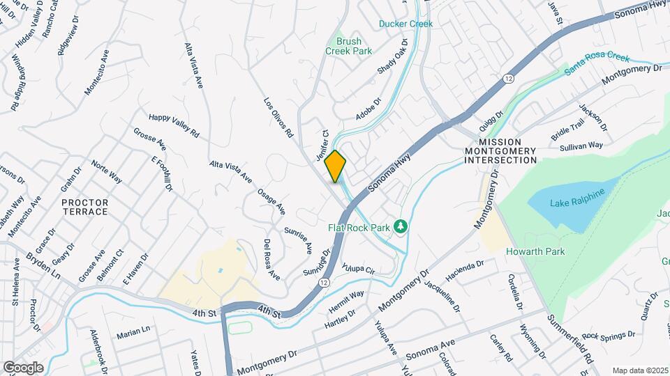 174 Brush Creek Rd Map and Location Details