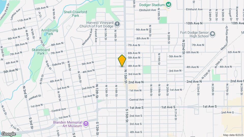 1425 4th Ave N Map and Location Details