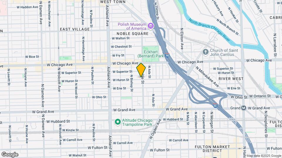 700 N Noble St Map and Location Details