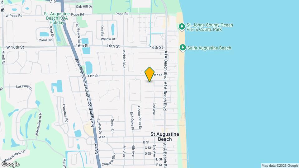 208 9th St, Unit B Map and Location Details