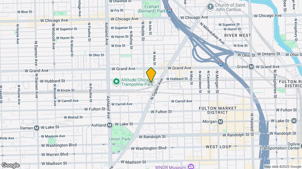 416 N Ada St Map and Location Details