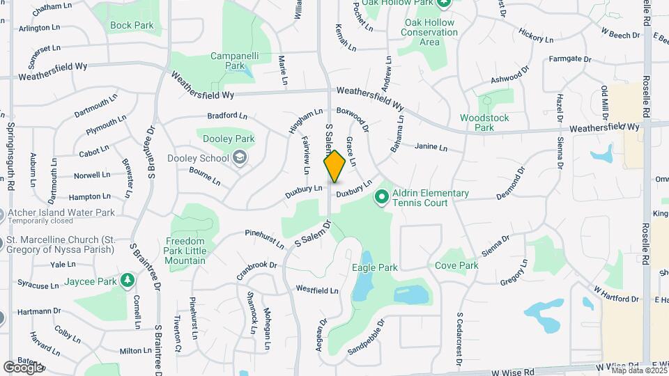 709 S Salem Dr Map and Location Details