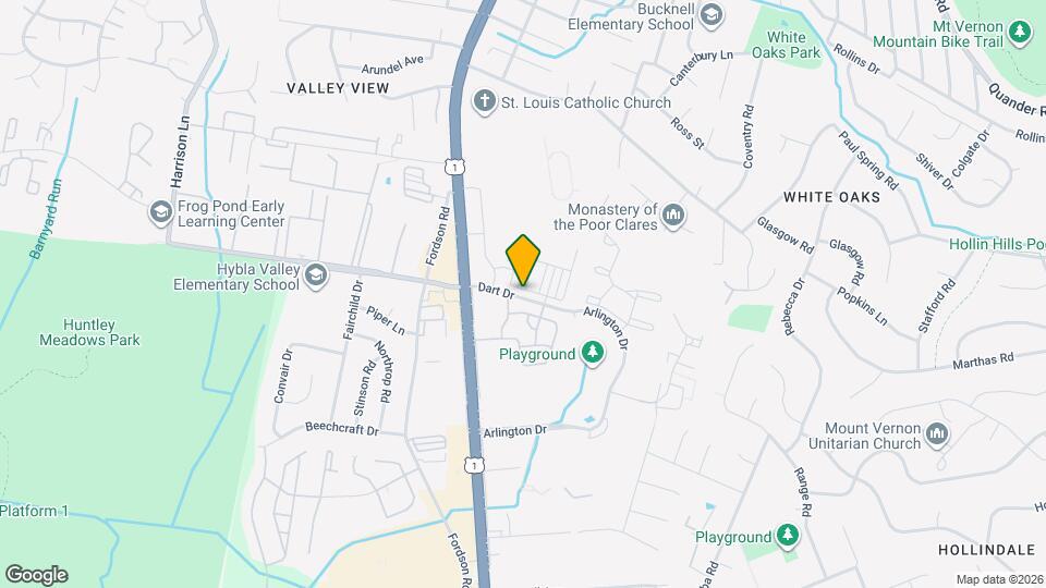 2838 Dart Dr Map and Location Details