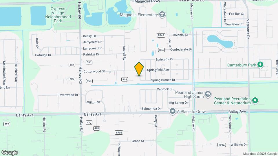 4010 Spring Branch Dr W Map and Location Details