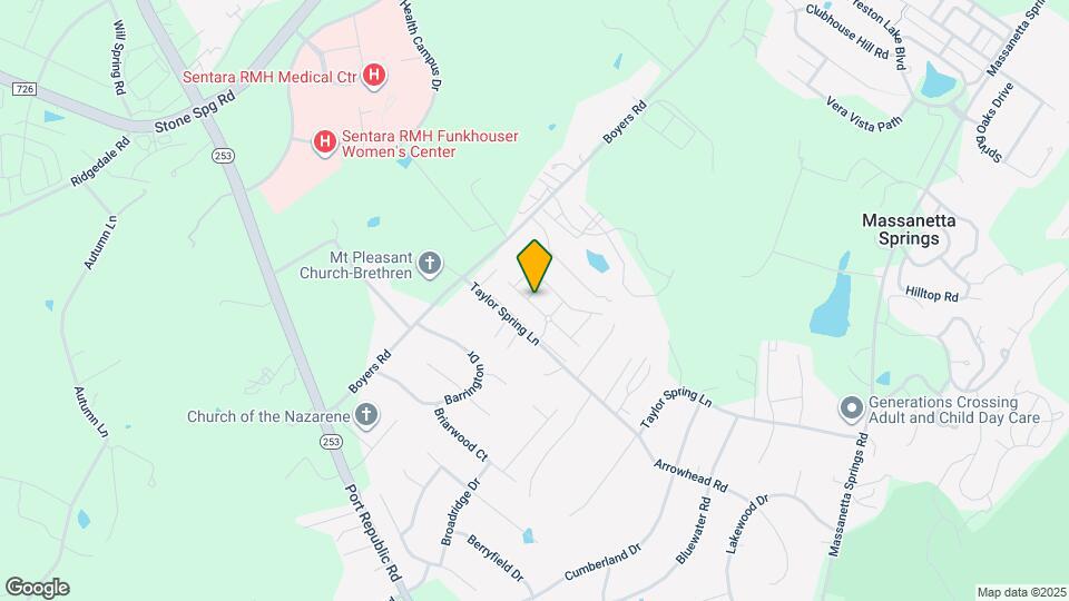 1441 Natural Spring Lane Map and Location Details