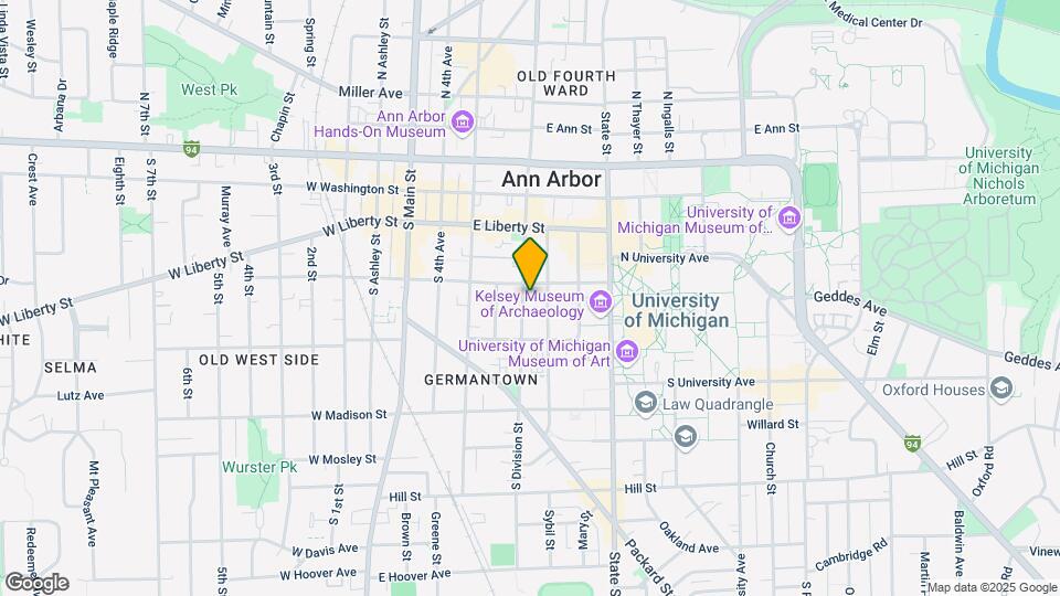 409 S Division St Map and Location Details