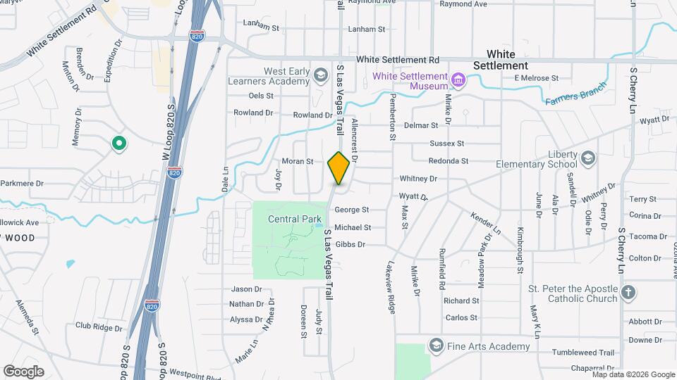 617 S Las Vegas Trail Map and Location Details