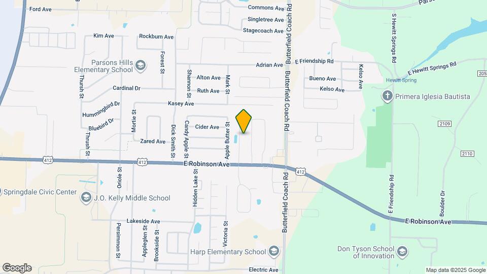 1815 Loveland St Map and Location Details