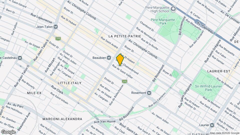 6331 De Saint-Vallier Rue Map and Location Details