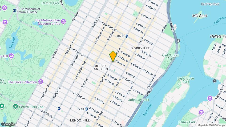 1542 Second Ave Mapa y Detalles de la Ubicación