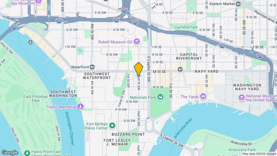 1201 Half St SW Map and Location Details