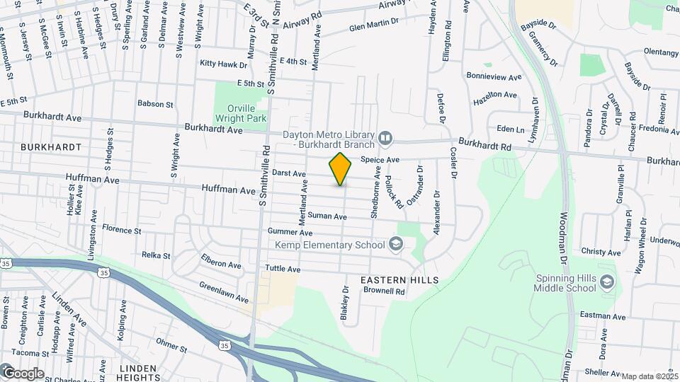 1771 Huffman Ave Mapa y Detalles de la Ubicación