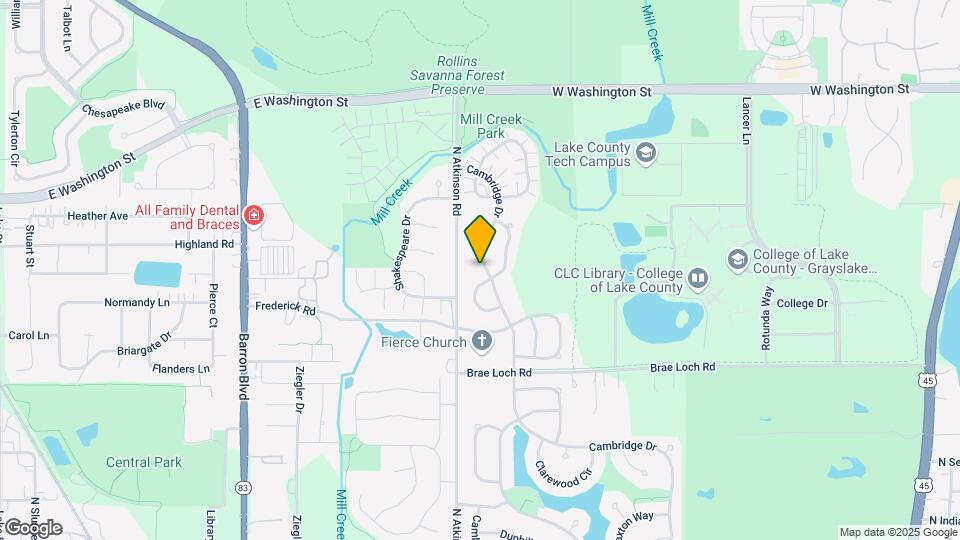 811 Cambridge Dr Map and Location Details