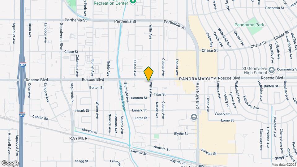 14800 Roscoe Blvd Map and Location Details