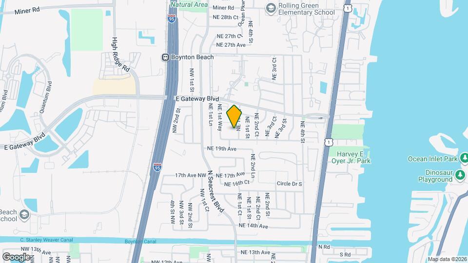 2121 NE 1st Ct Map and Location Details
