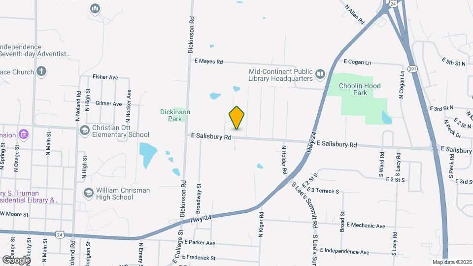 1212 E Salisbury Rd Map and Location Details