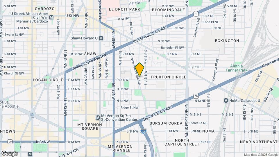 1435 4th St NW, Unit B602 Map and Location Details