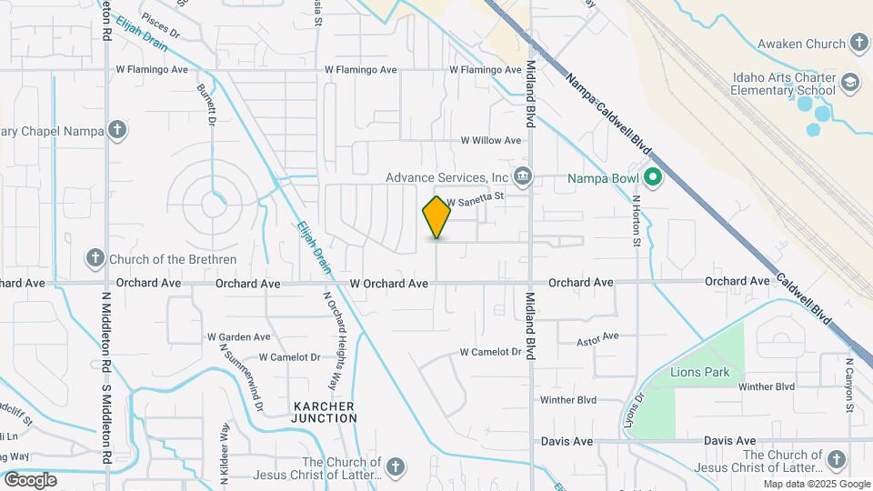 806 N Boundary St Map and Location Details