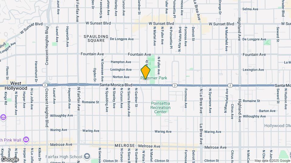 1109-1115 N Vista St Map and Location Details