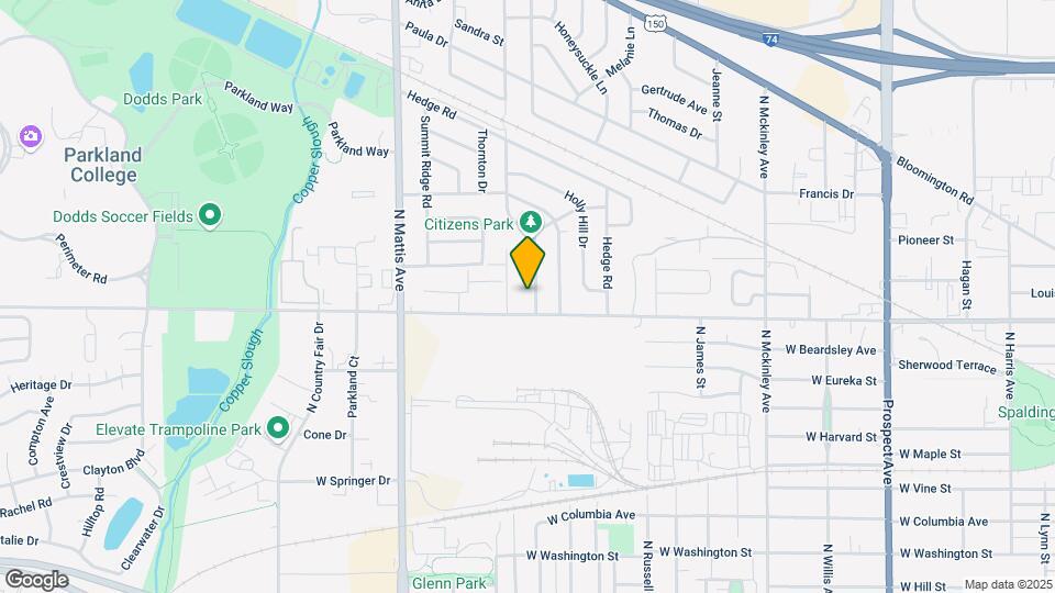 1205 Garden Hills Dr Map and Location Details