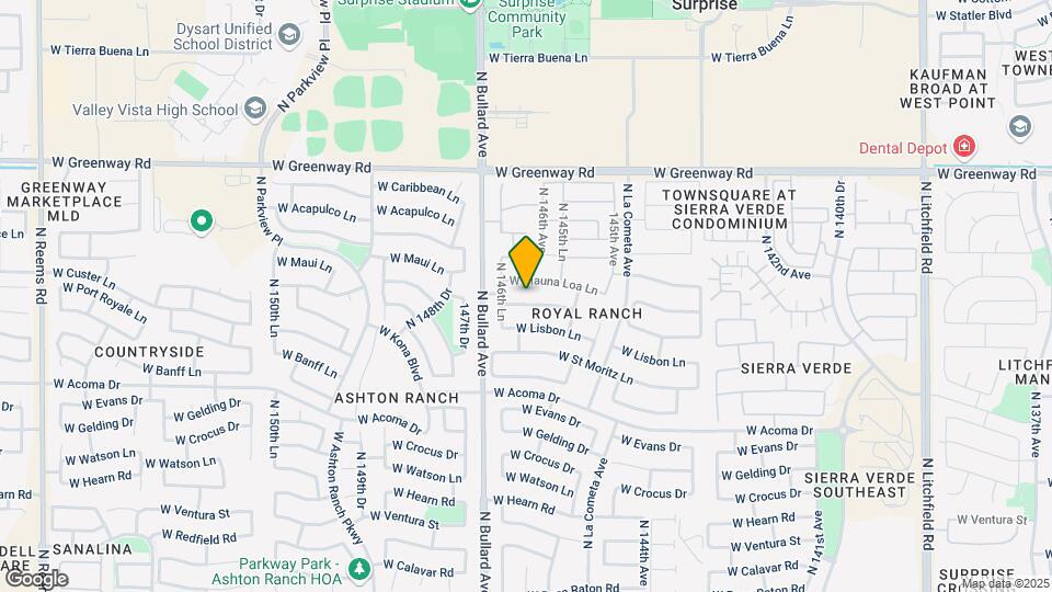 14628 W Banff Ln Map and Location Details