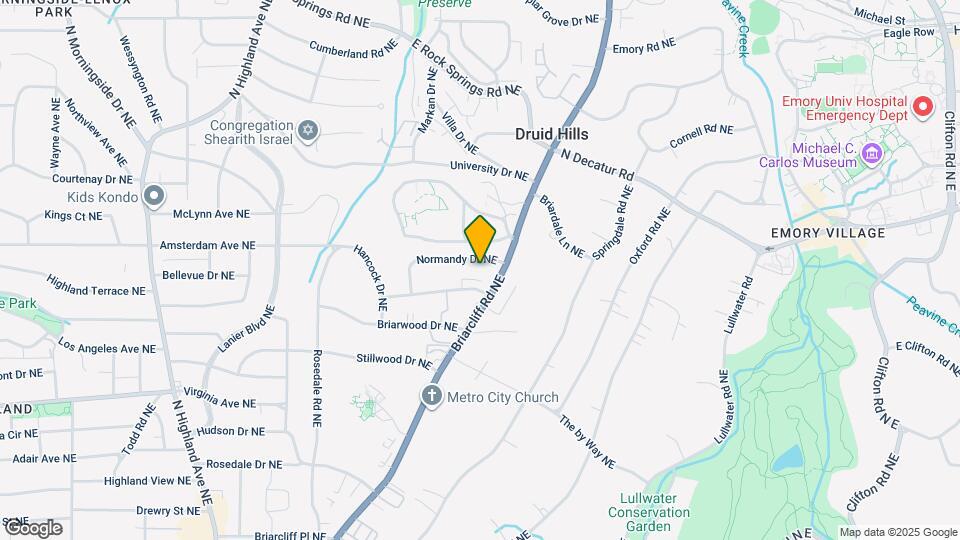 1381 Normandy Dr NE Map and Location Details