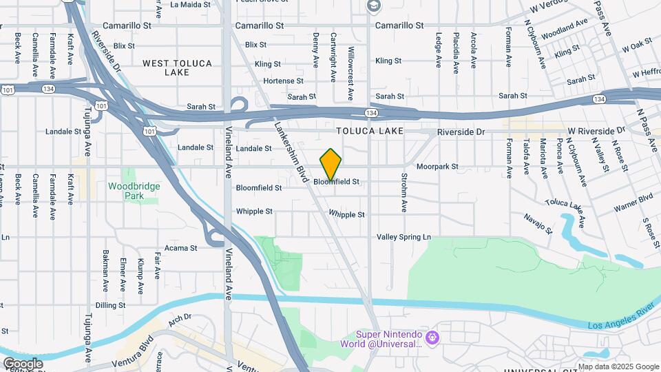 10700 Bloomfield St Map and Location Details