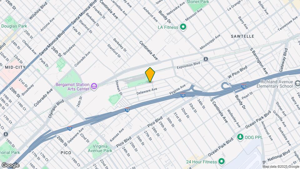 2958 Exposition Blvd, Unit #1 Map and Location Details