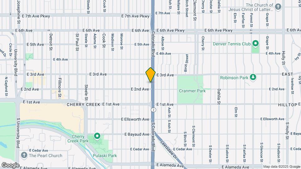 225-229 Colorado Blvd Map and Location Details