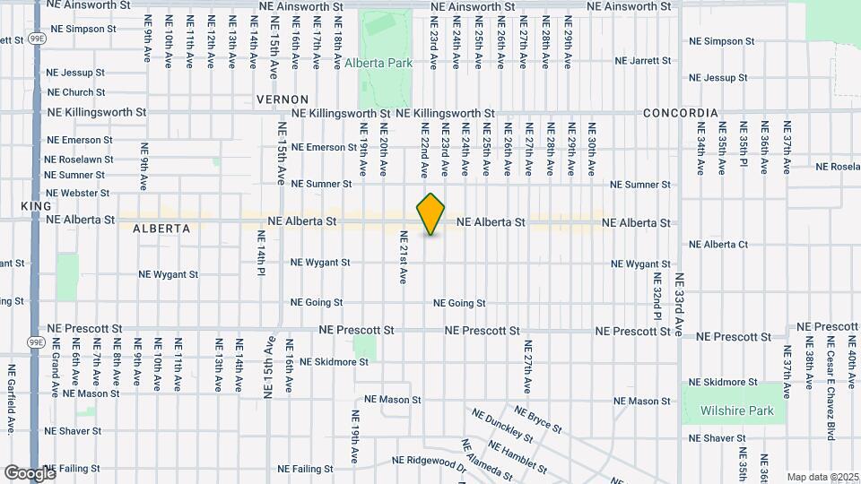 4906 NE 22nd Ave Map and Location Details