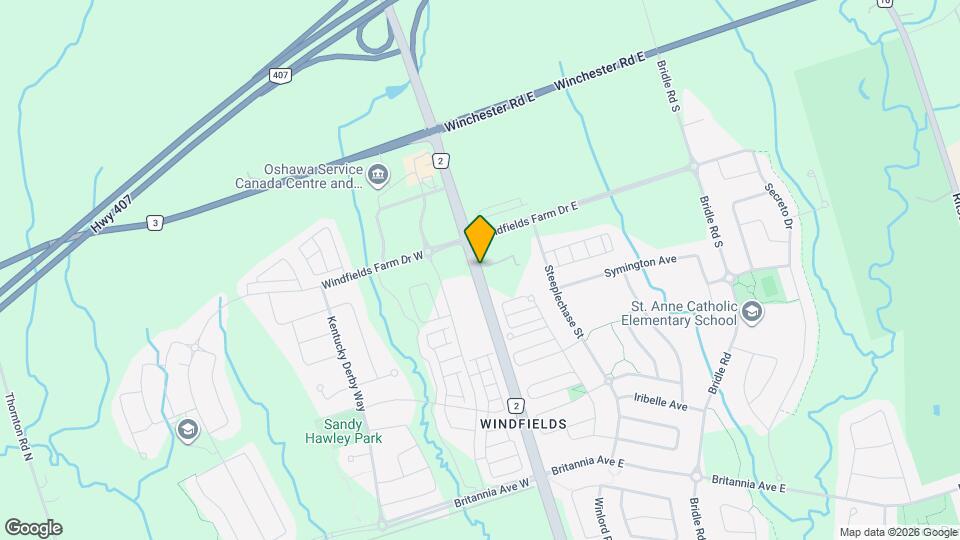 2515 Simcoe St N Map and Location Details