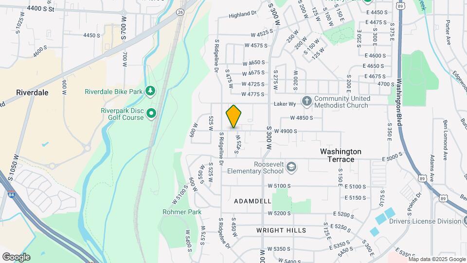 447 W 4900 S, Unit 3 Map and Location Details