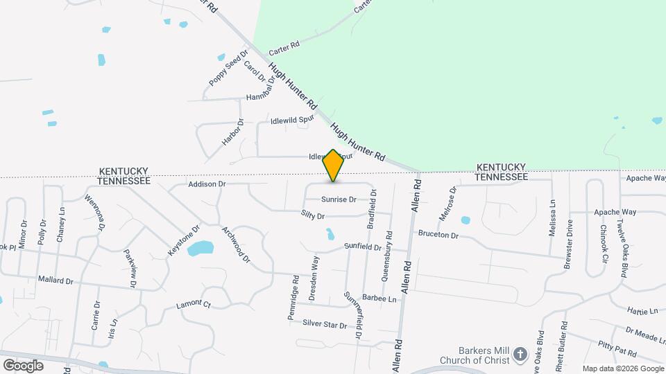 3456 Bradfield Dr Mapa y Detalles de la Ubicación
