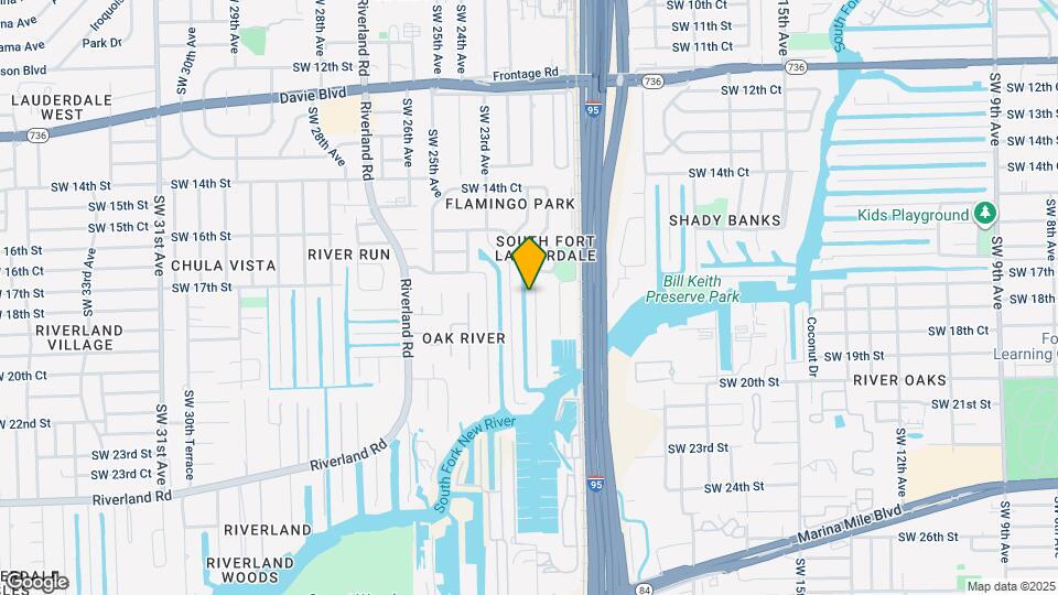 1721 SW 22nd Ave Map and Location Details
