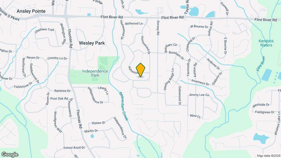9011 Homewood Dr Map and Location Details