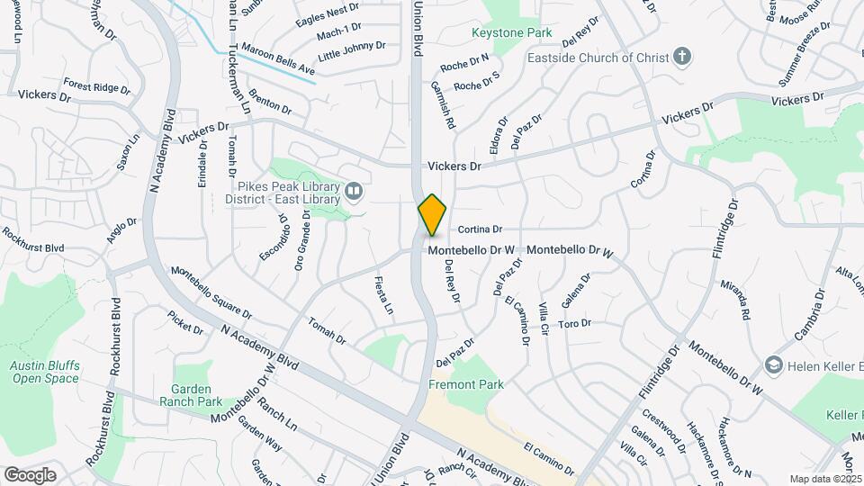 2860 Montebello Dr W Map and Location Details
