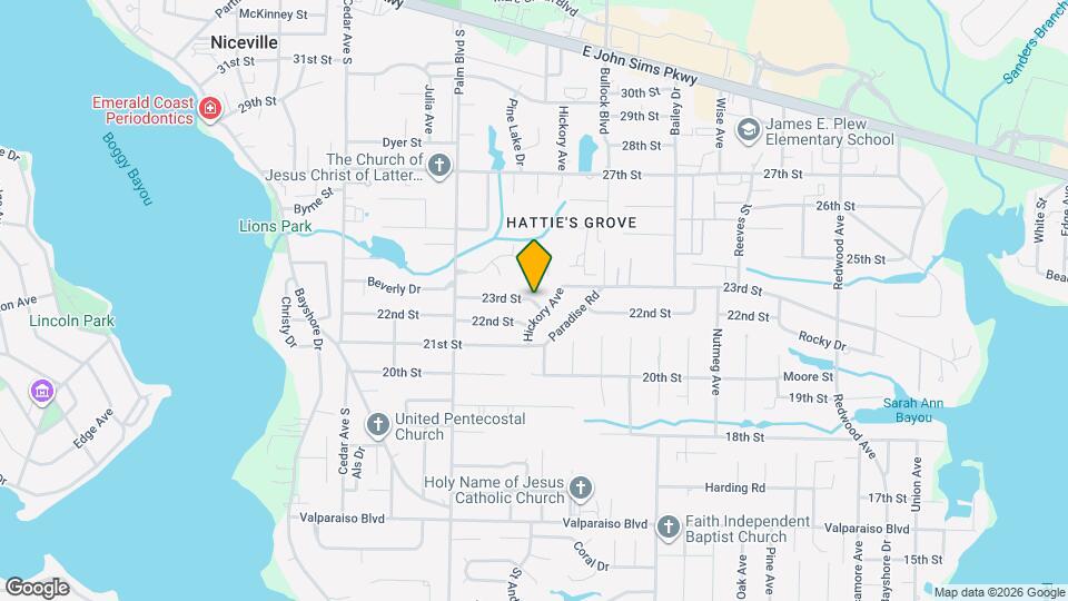 323 23rd St Map and Location Details