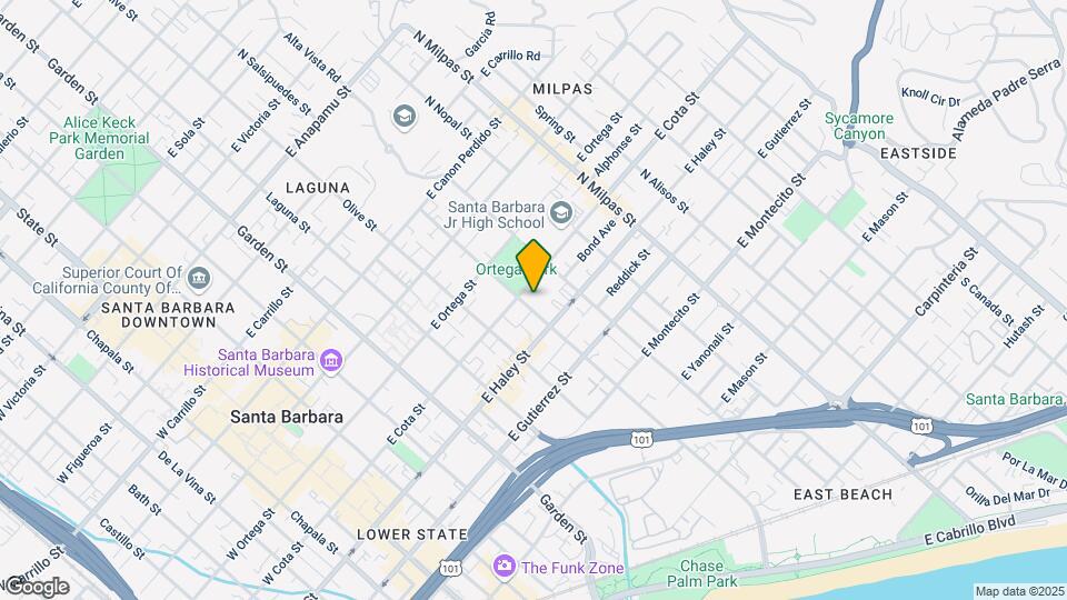 604 E Cota St Map and Location Details