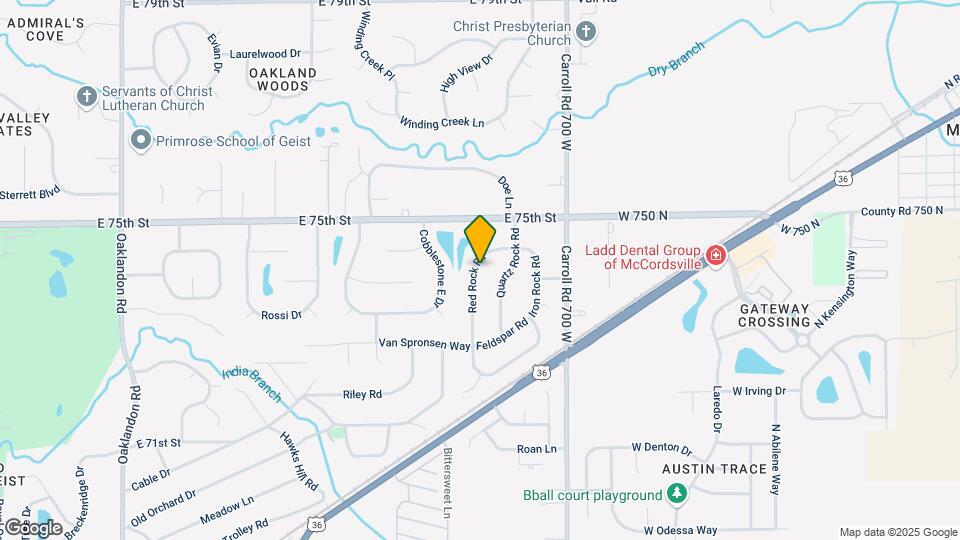 7403 Red Rock Rd Map and Location Details