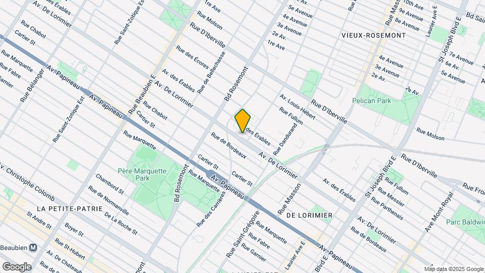 5793-5799 De Lorimier Av Map and Location Details
