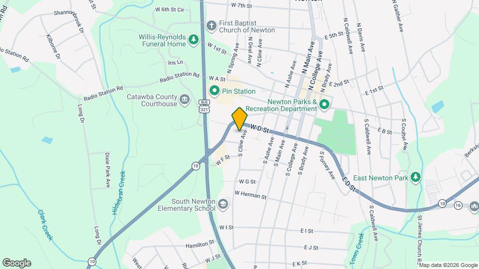 320 S Cline Ave Map and Location Details