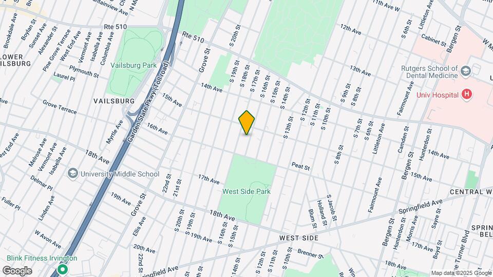 521 S 16th St Map and Location Details