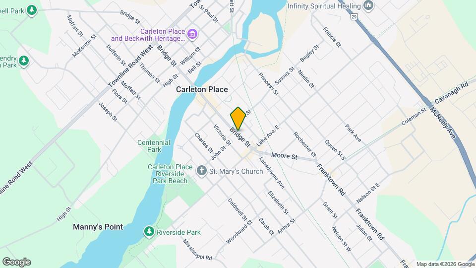 43 Bridge St Map and Location Details