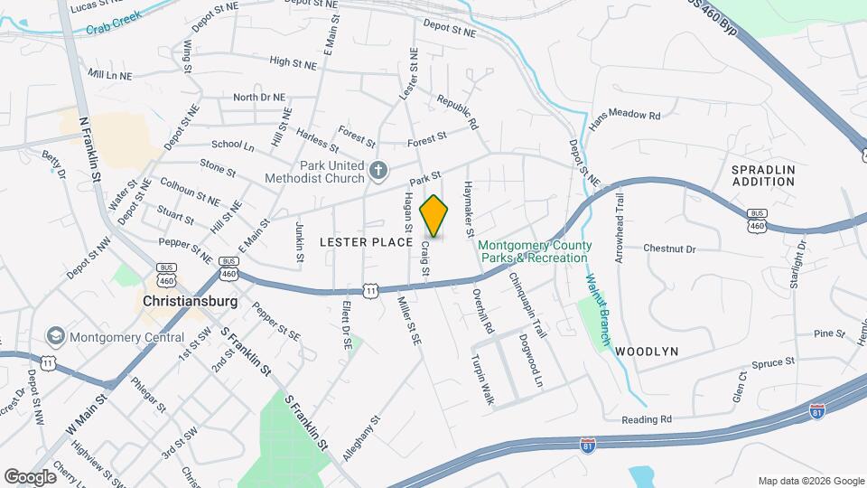 173 Craig St Map and Location Details