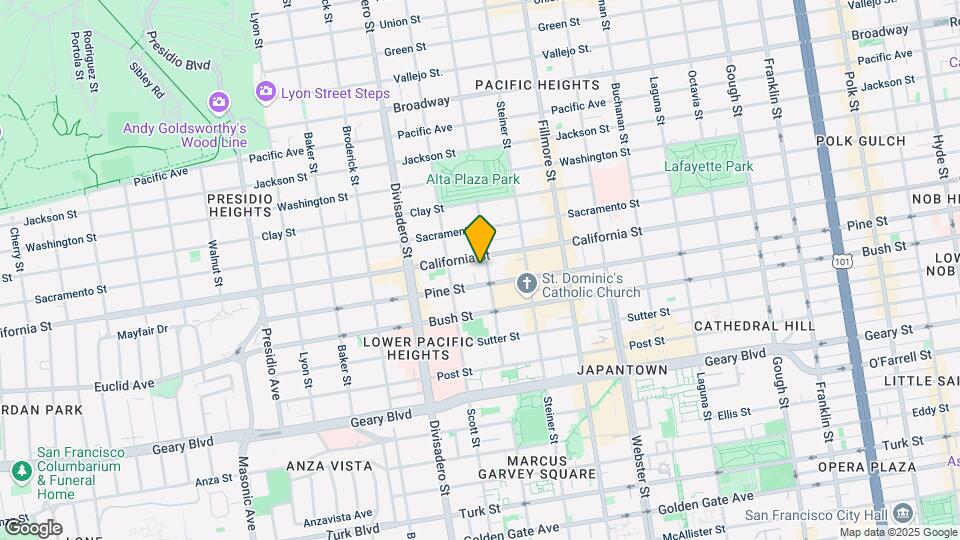 1925 Pierce St-Unit -9 Map and Location Details