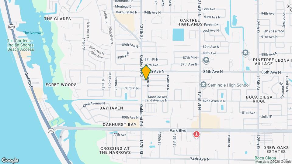 8432 136th St Map and Location Details