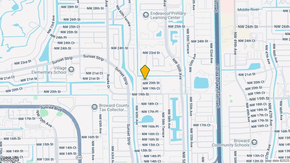 5951 NW 20th St Mapa y Detalles de la Ubicación