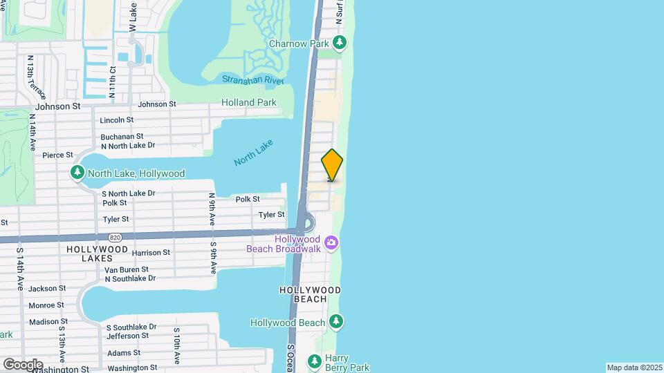 400 N Surf Rd Map and Location Details